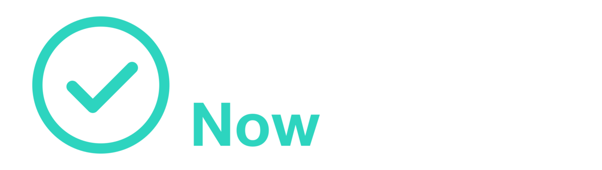 Credentialing Now logo for dark backgrounds
