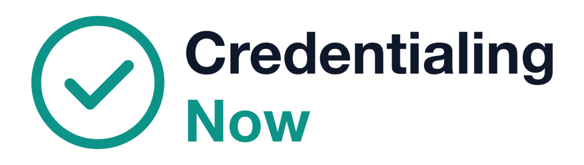 Credentialing Now logo on white